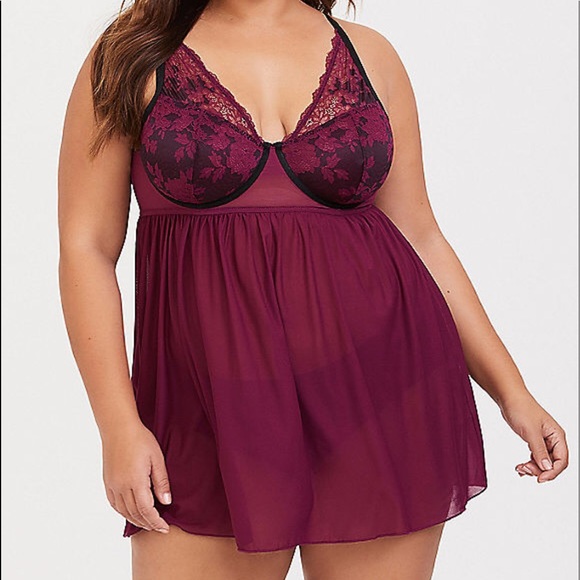 torrid Other - Nwt Torrid size 4 lace underwire Babydoll nightie